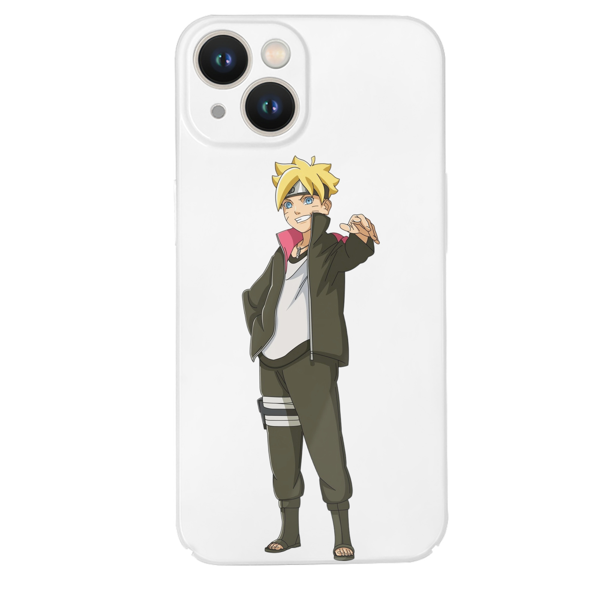 （画像用） NARUTO -ナルト- うずまき ボルト Uzumaki Boruto 【iPhone 14シリーズ対応】ハードケース
